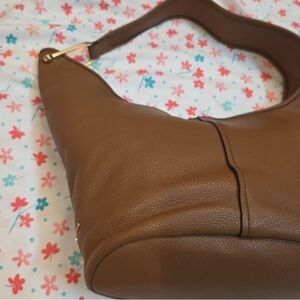 MICHAEL Michael Kors Tan Leather Hobo Bag